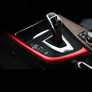 Автомобильная внутренняя центральная консоль коробка переключения передач Пайетки Крышка Декоративные полосы 3D наклейки Для BMW 3 4 серии 3GT F30 F31 F32 F34 F36