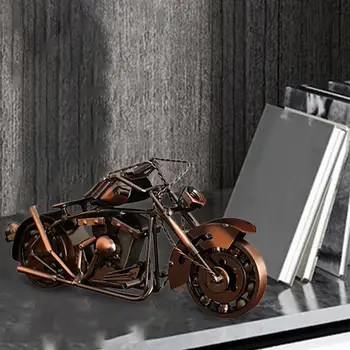 Металлическая ретро мотоциклетная статуэтка статуя ремесленная коллекция для подарка домашний декор
