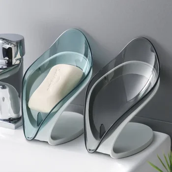 Мыльница из прозрачного листа Мыльница для слива туалета в ванной комнате не накапливает воду, пластиковая мыльница без перфоратора